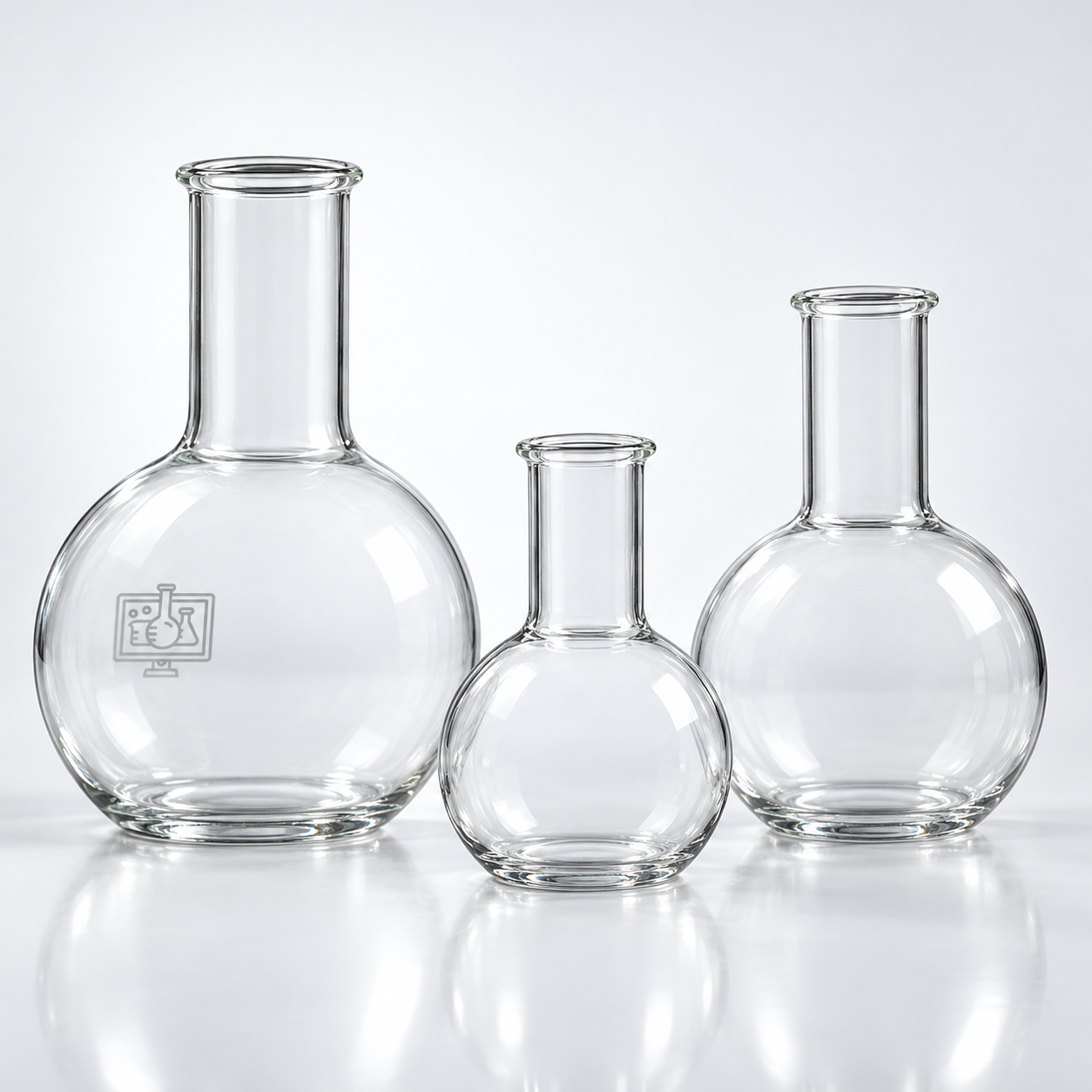 Flask, Boiling, Flat Bottom