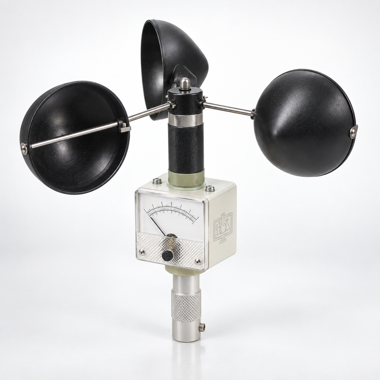 Cup Anemometer with Analog Display