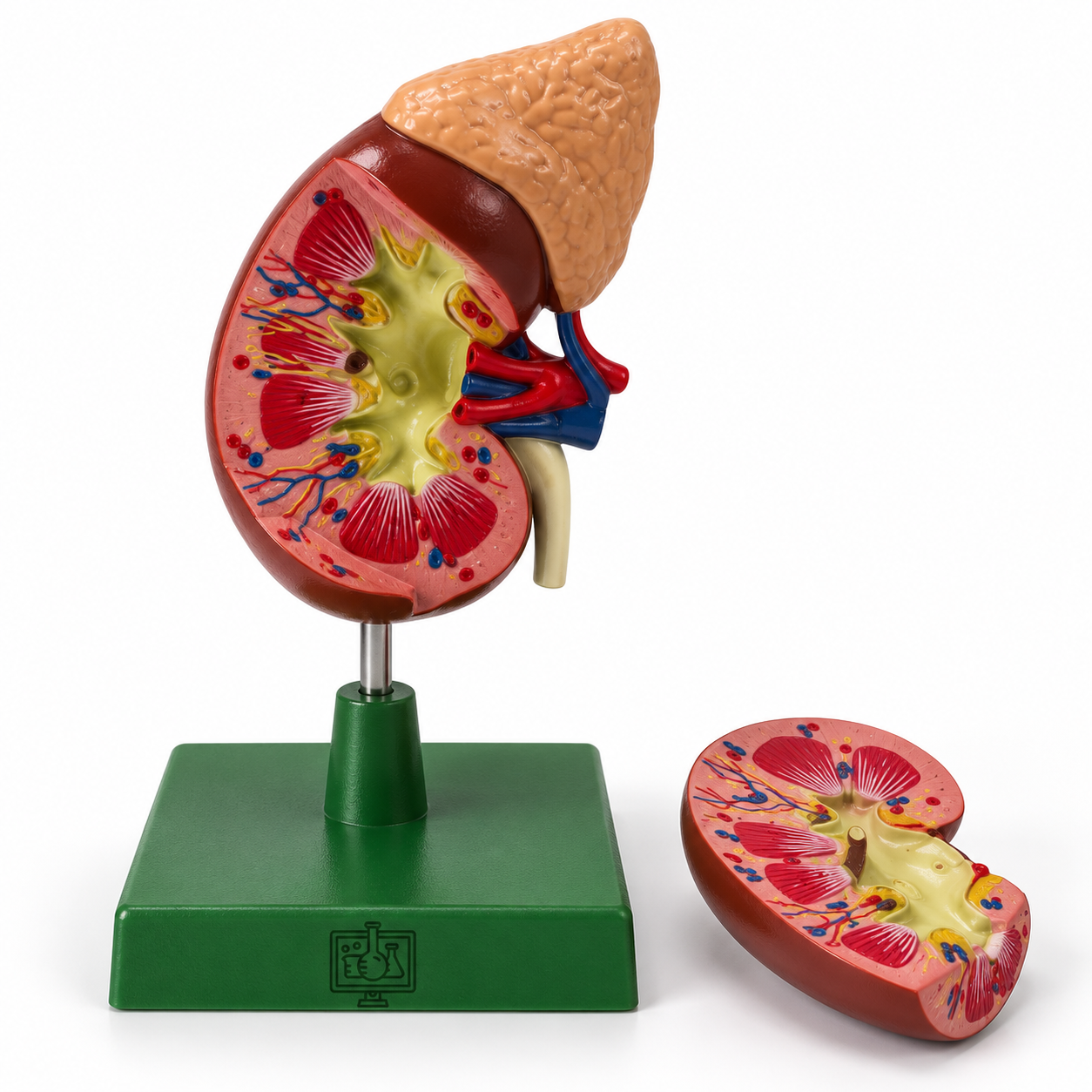 Human Kidney On Stand