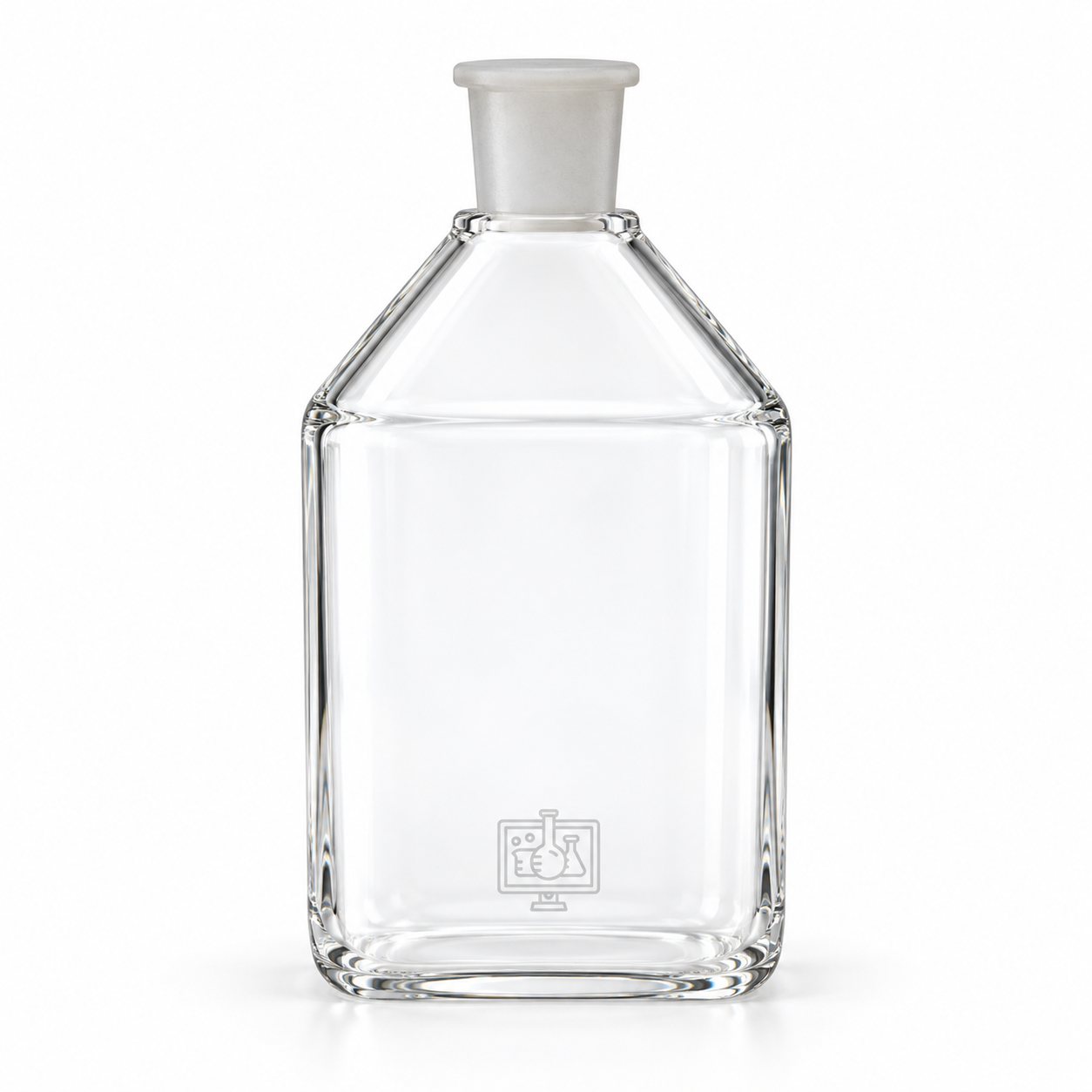 Quartz Reagent Bottle with Silicon Stopper