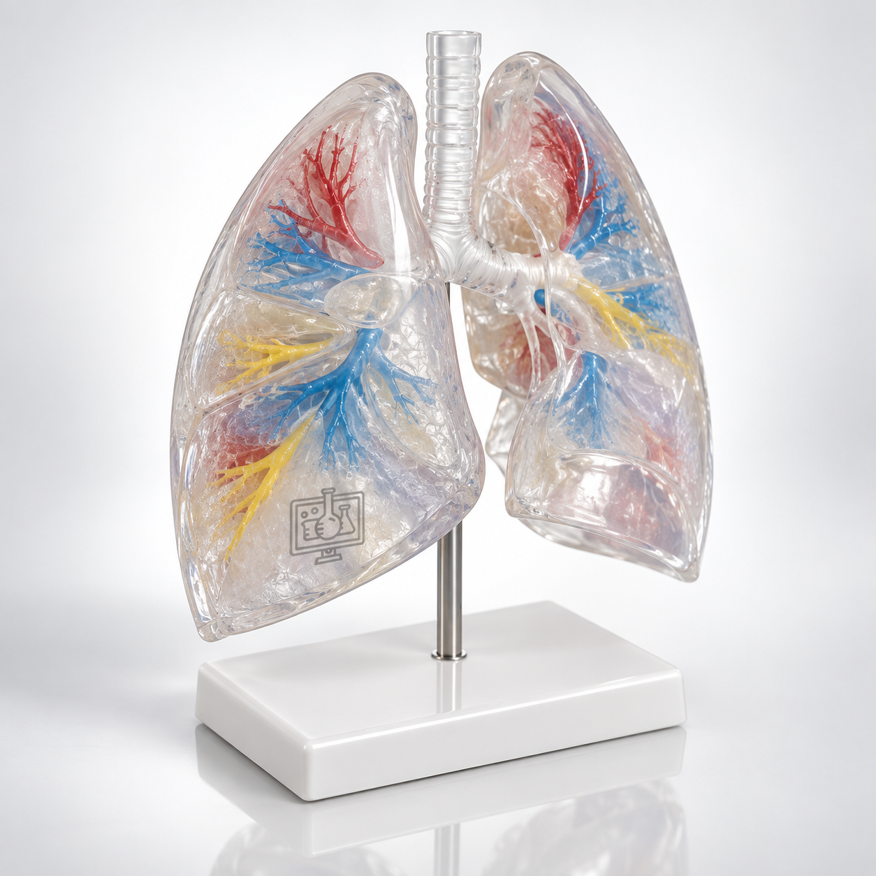 Human Lung Segment, Transparent