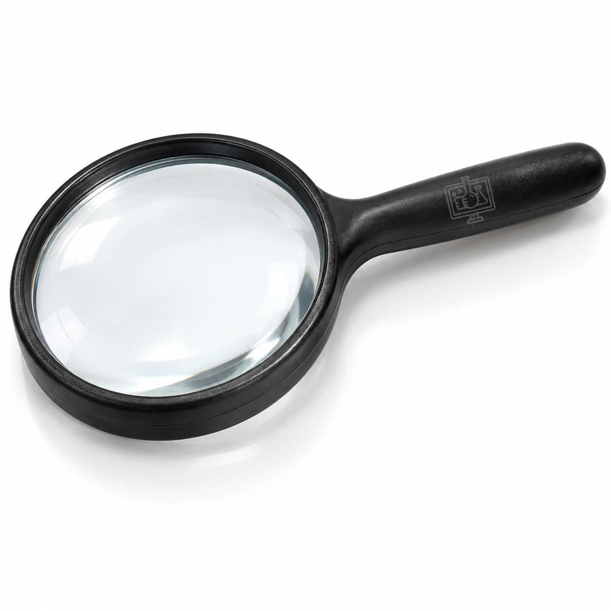 Hand Lens with Black Plastic Handle