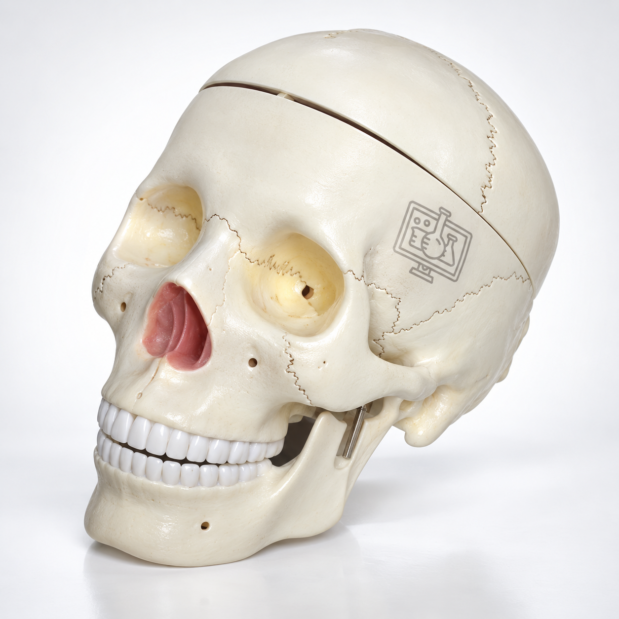 Human Skull Model, 3 Parts