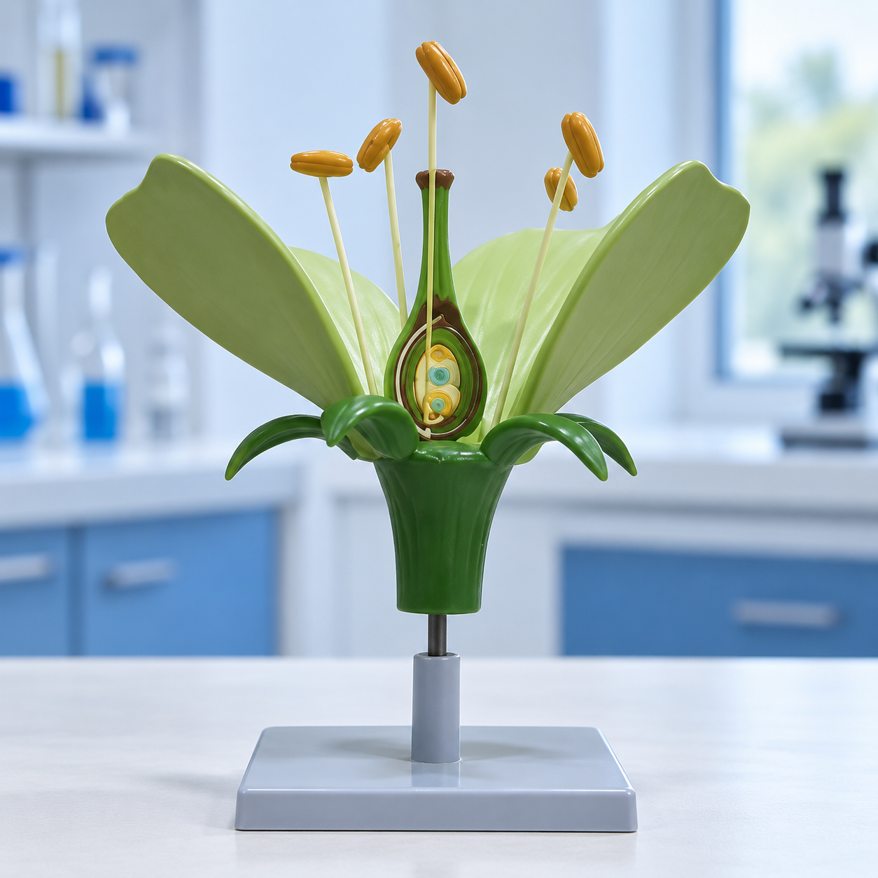 Flower Model, on Stand