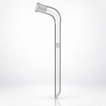 Receiver Adapter, Plain Bend, Long