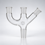 Three Necks, Two Parallel And One At Angle Adapters